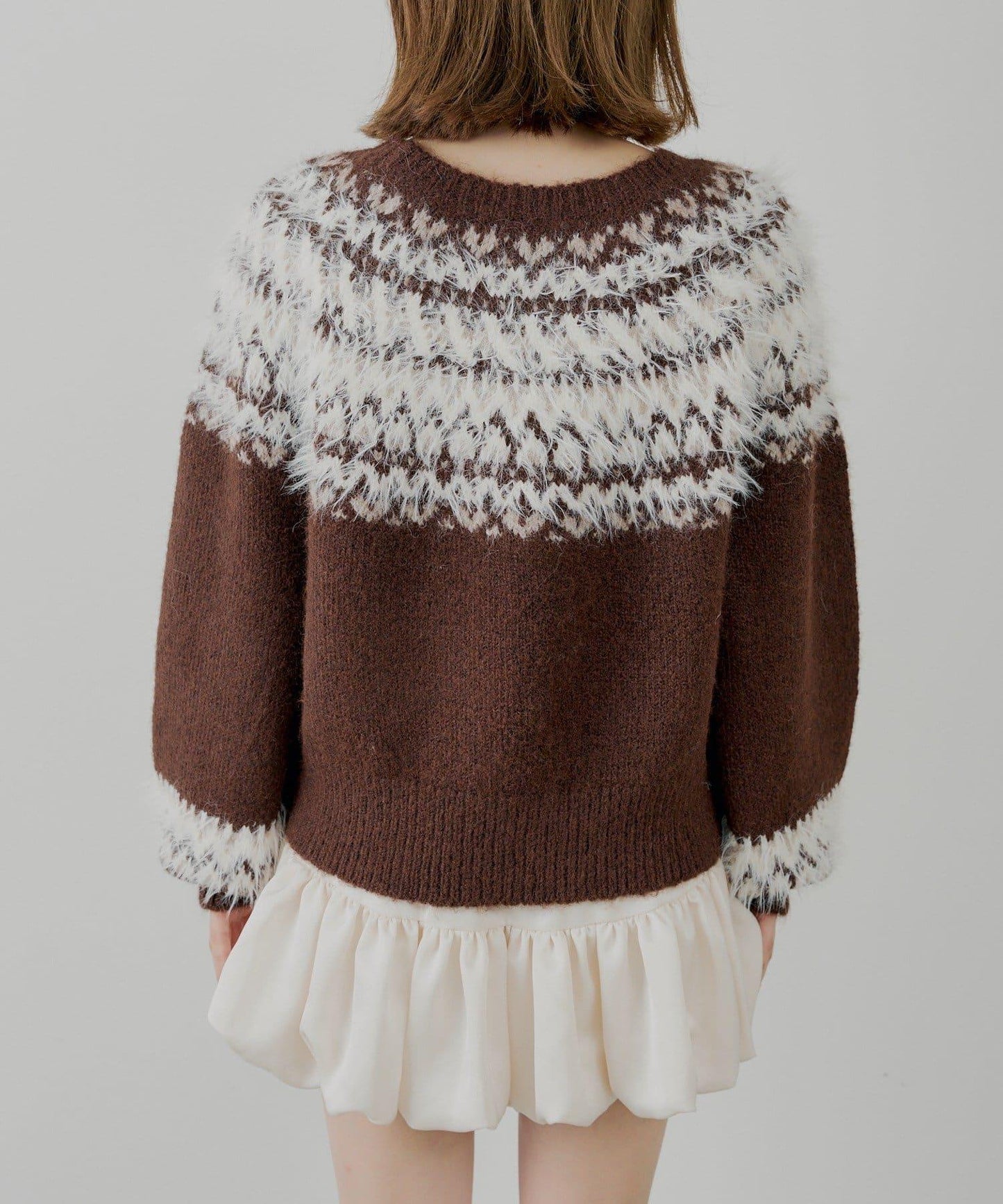 北歐風格寬鬆針織衫