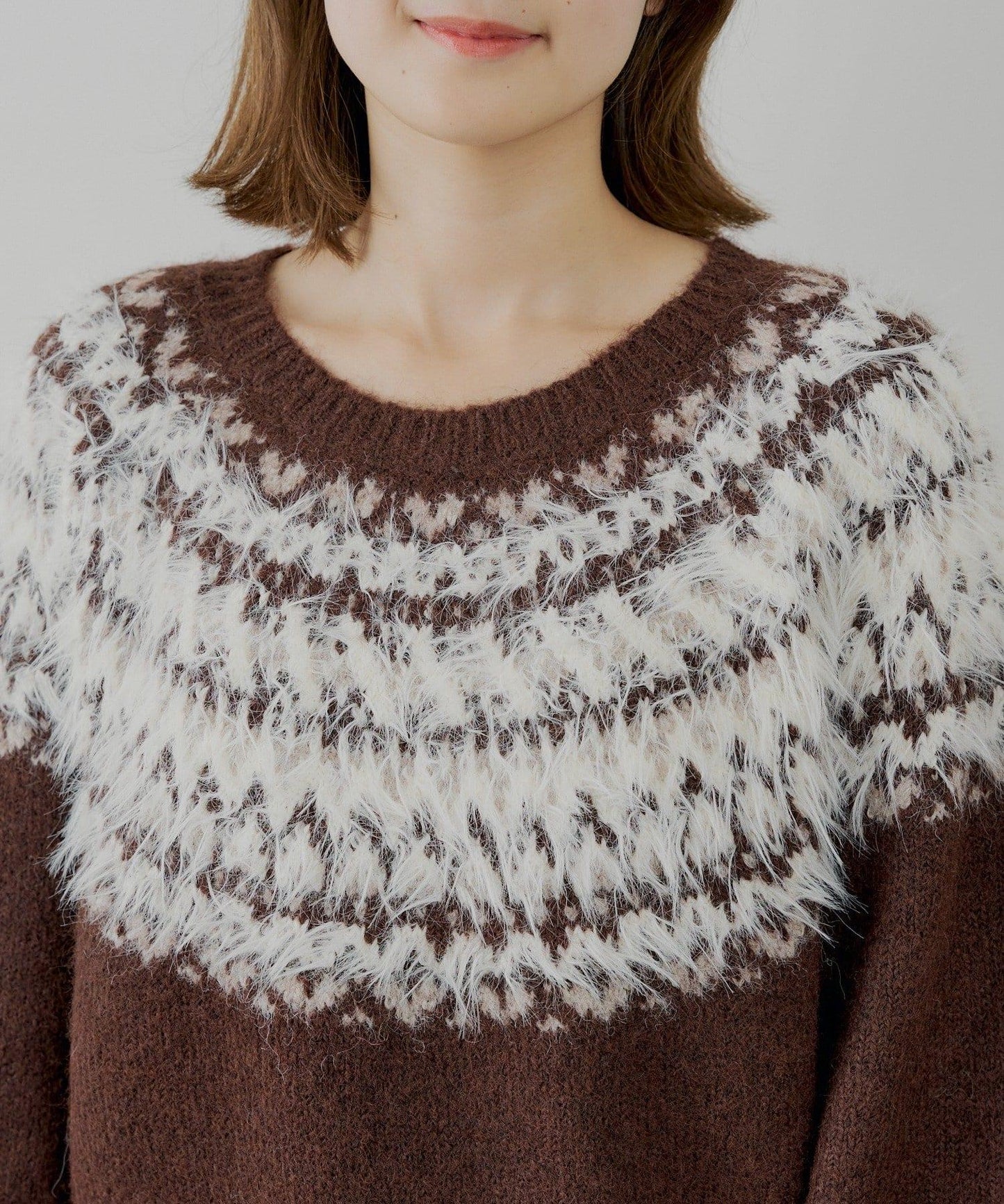 北歐風格寬鬆針織衫