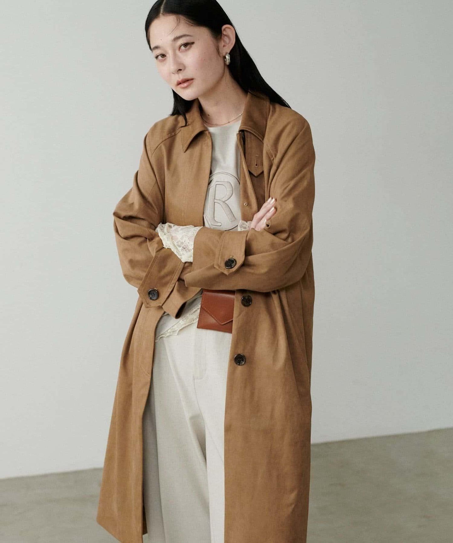 【LARUTA】加厚立體logo刺繡T恤