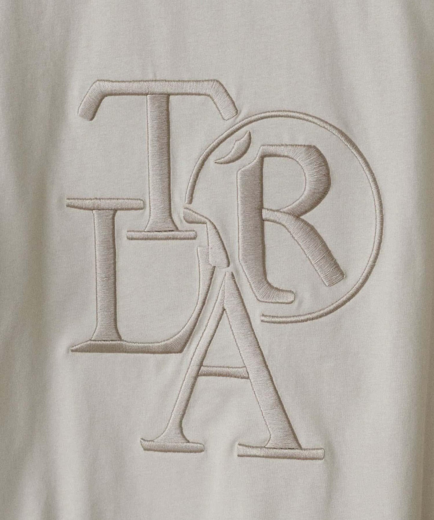 【LARUTA】加厚立體logo刺繡T恤