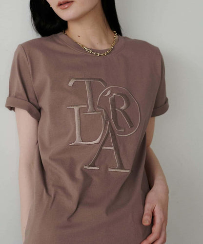 【LARUTA】加厚立體logo刺繡T恤