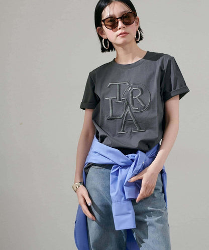 【LARUTA】加厚立體logo刺繡T恤