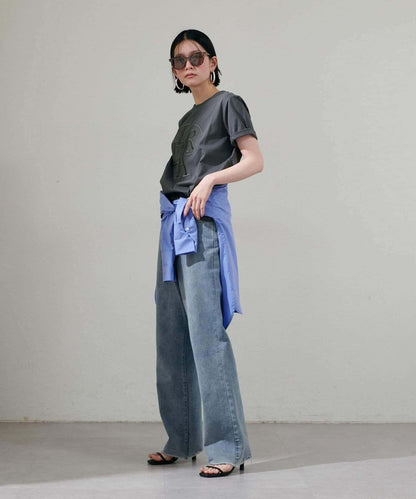 【LARUTA】加厚立體logo刺繡T恤