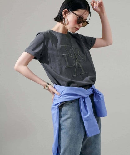 【LARUTA】加厚立體logo刺繡T恤