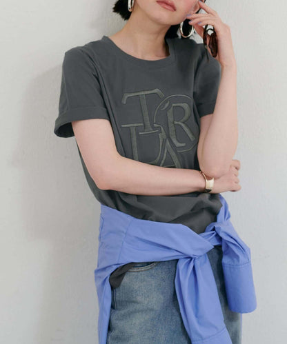 【LARUTA】加厚立體logo刺繡T恤