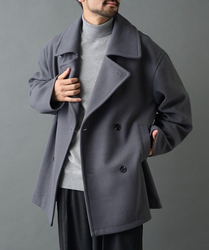 科技羊毛雙面半大衣