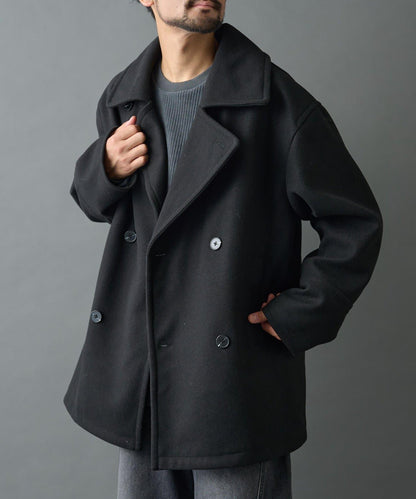 科技羊毛雙面半大衣