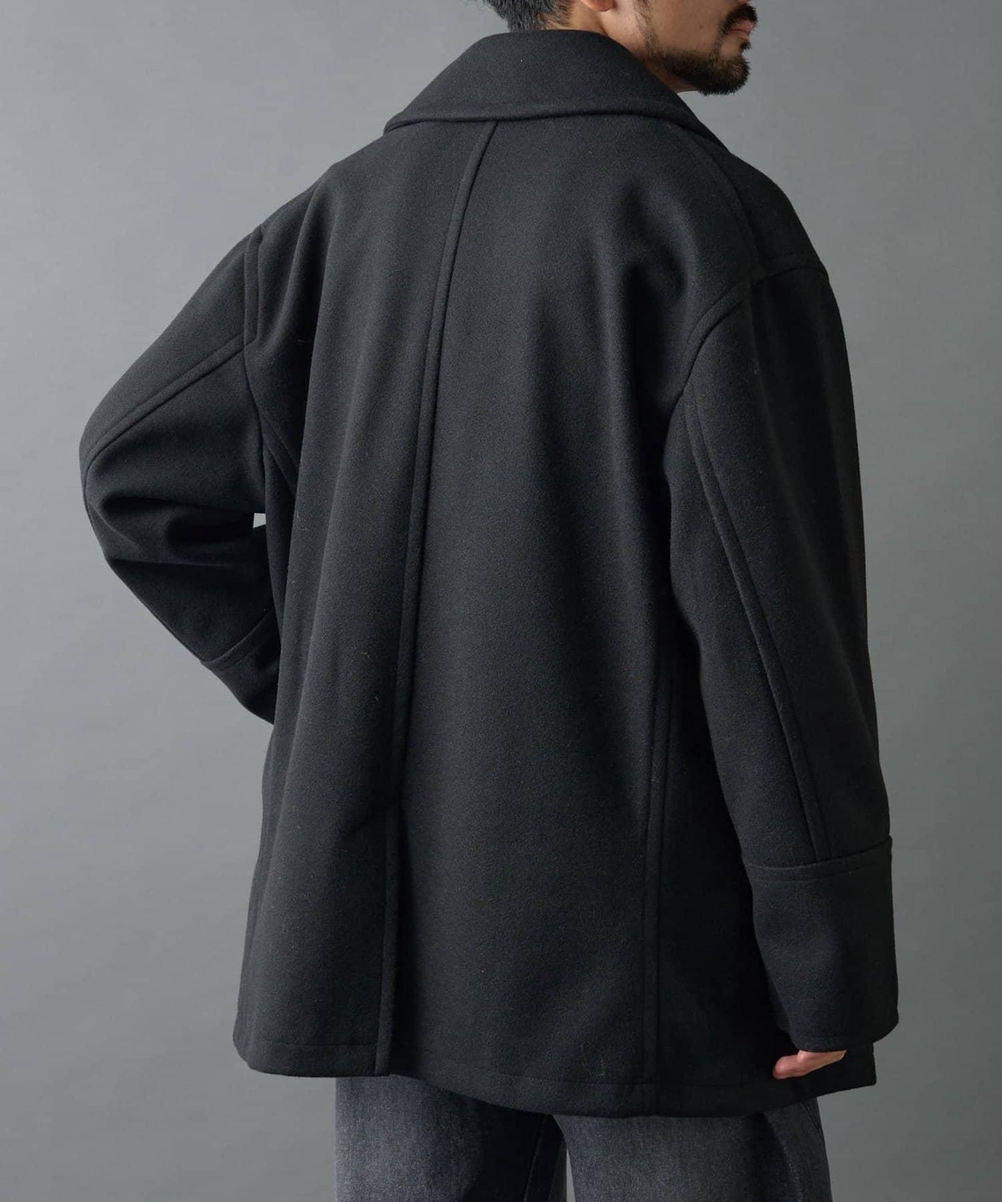 科技羊毛雙面半大衣