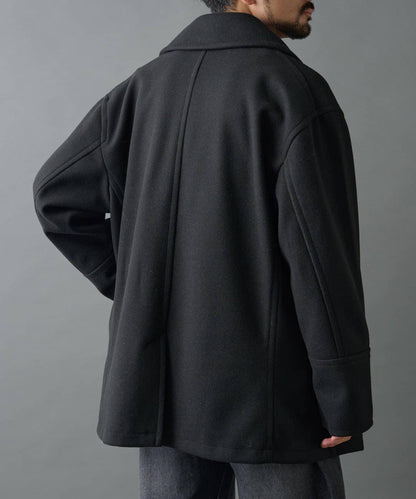 科技羊毛雙面半大衣