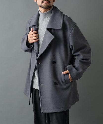 科技羊毛雙面半大衣