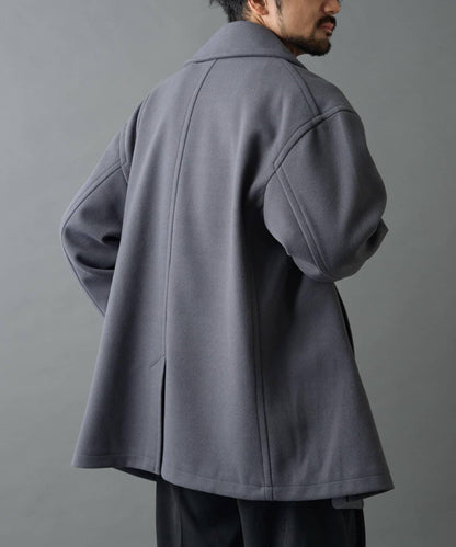 科技羊毛雙面半大衣