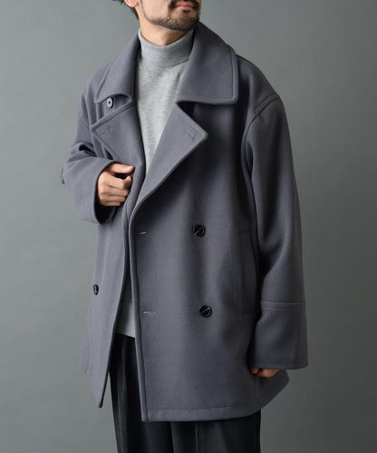 科技羊毛雙面半大衣