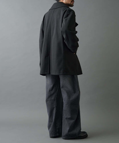 科技羊毛雙面半大衣