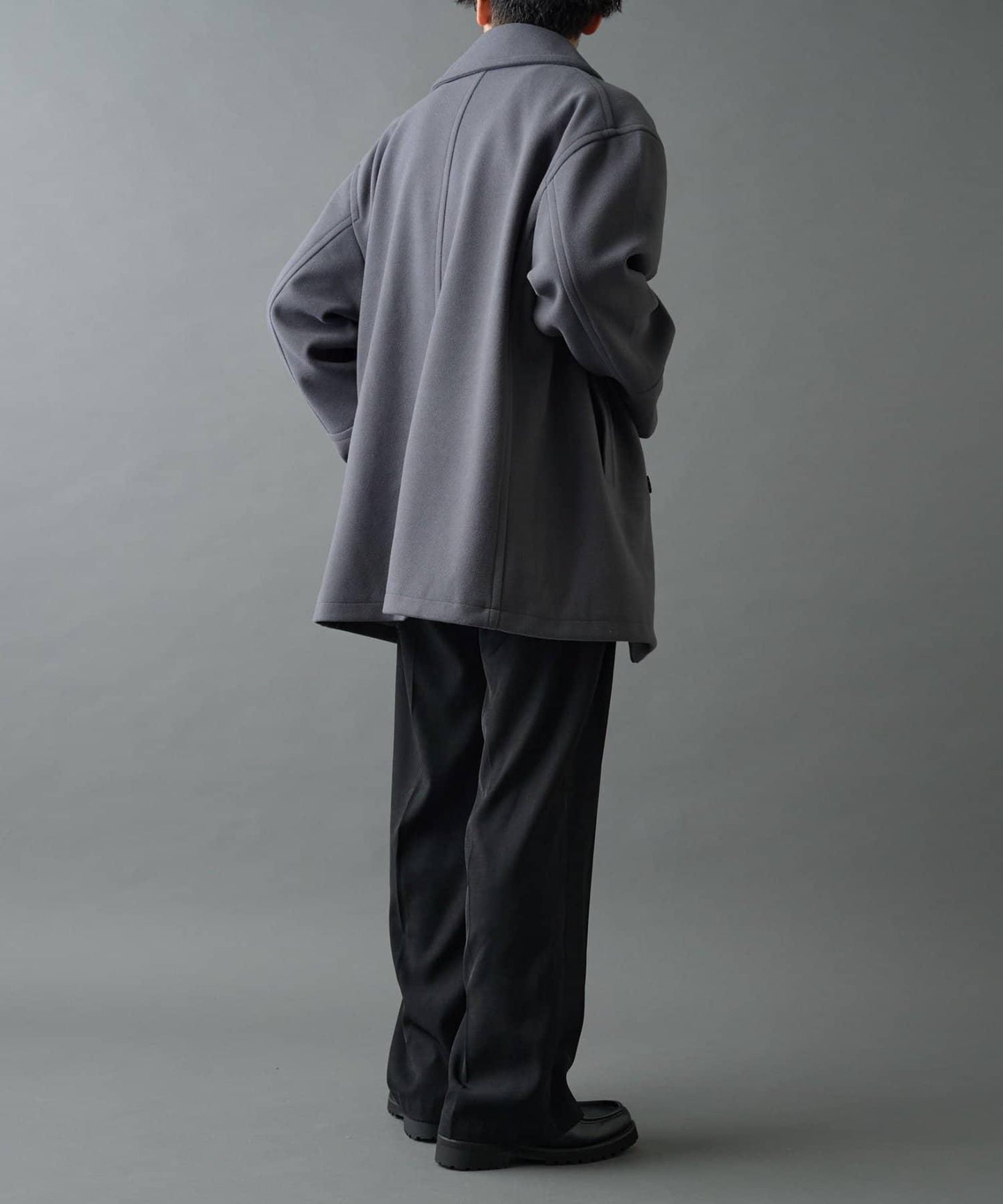 科技羊毛雙面半大衣