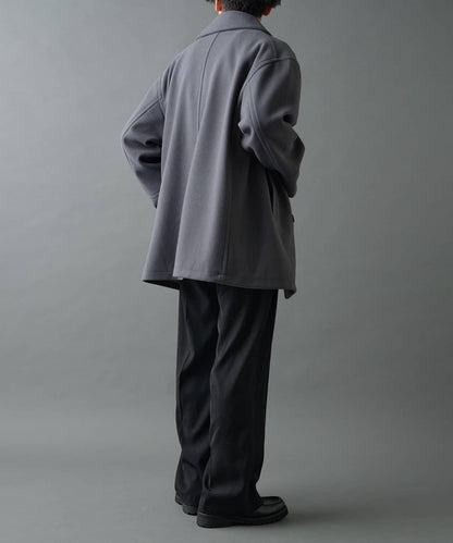 科技羊毛雙面半大衣