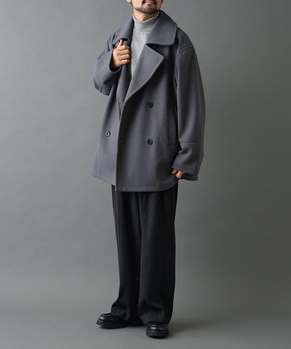 科技羊毛雙面半大衣