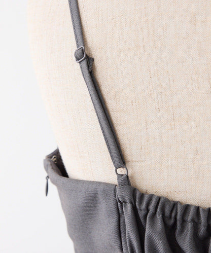 肩帶蝴蝶結連衣裙