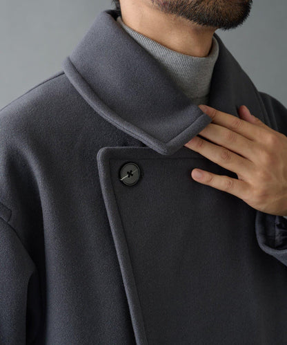 科技羊毛雙面半大衣