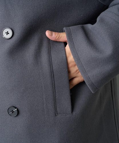 科技羊毛雙面半大衣