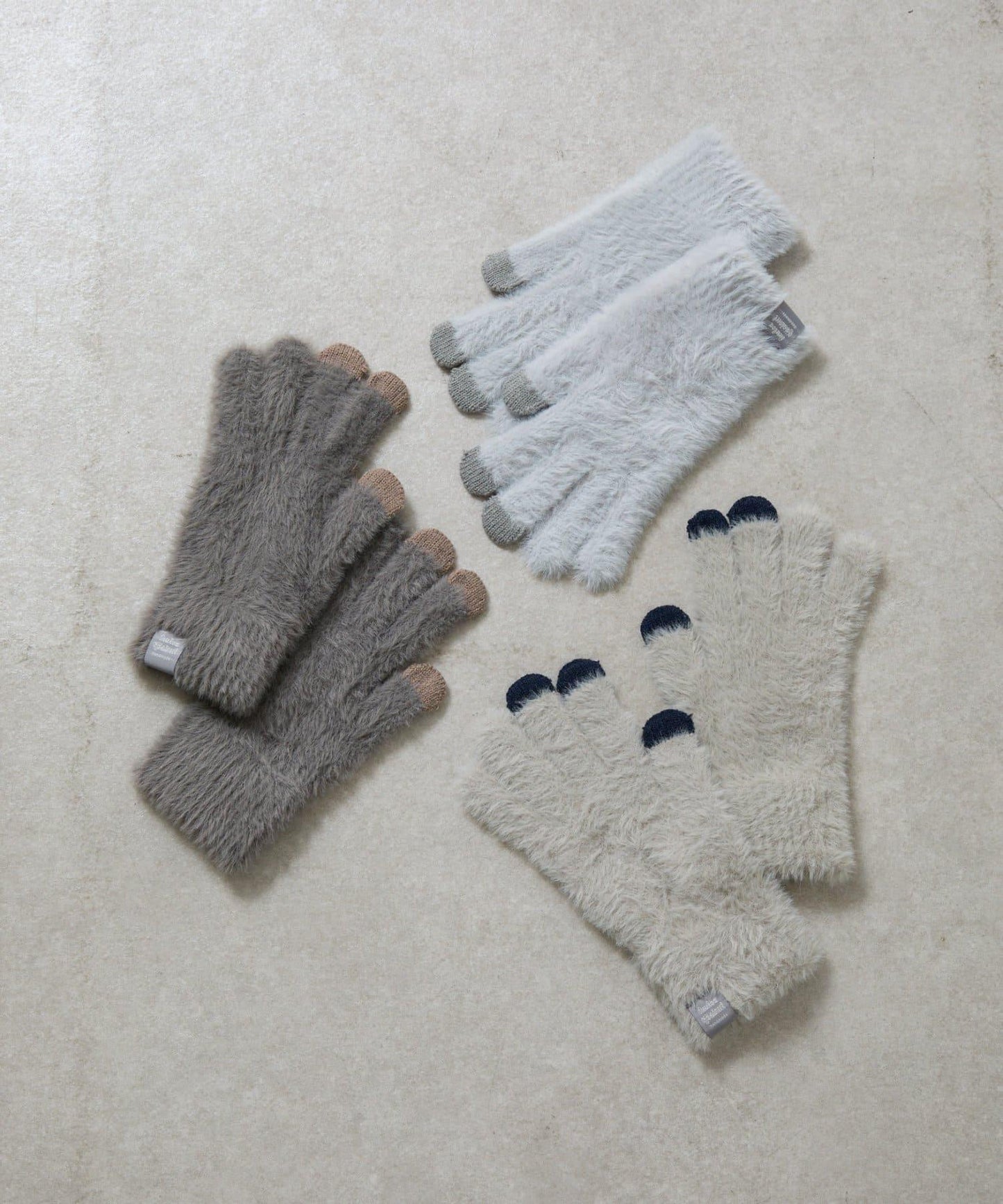 【復刻】可觸屏仿馬海毛保溼處理手套