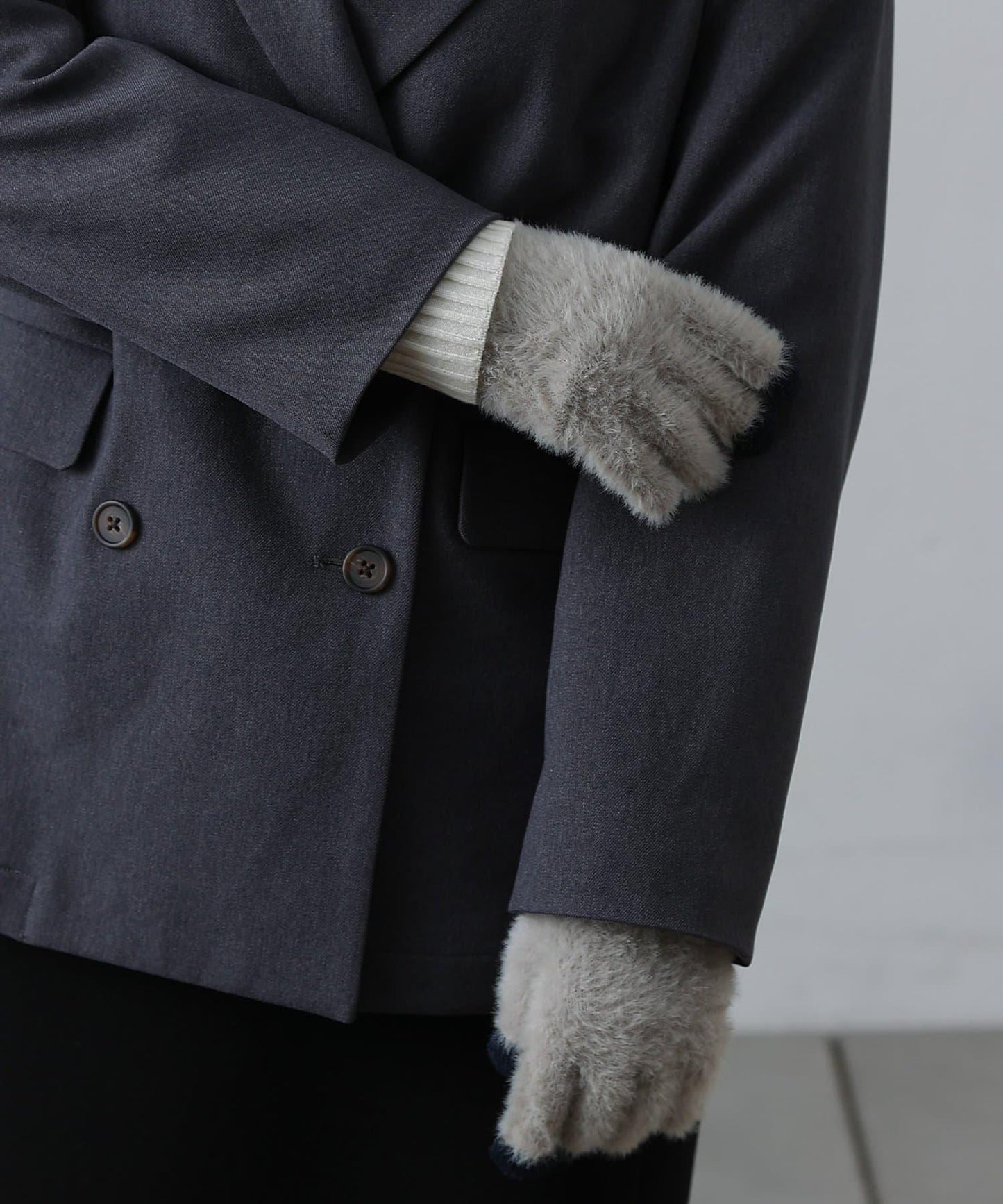 【復刻】可觸屏仿馬海毛保溼處理手套