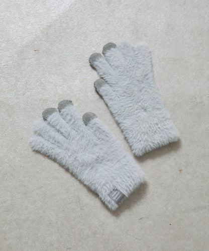 【復刻】可觸屏仿馬海毛保溼處理手套