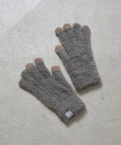 【復刻】可觸屏仿馬海毛保溼處理手套