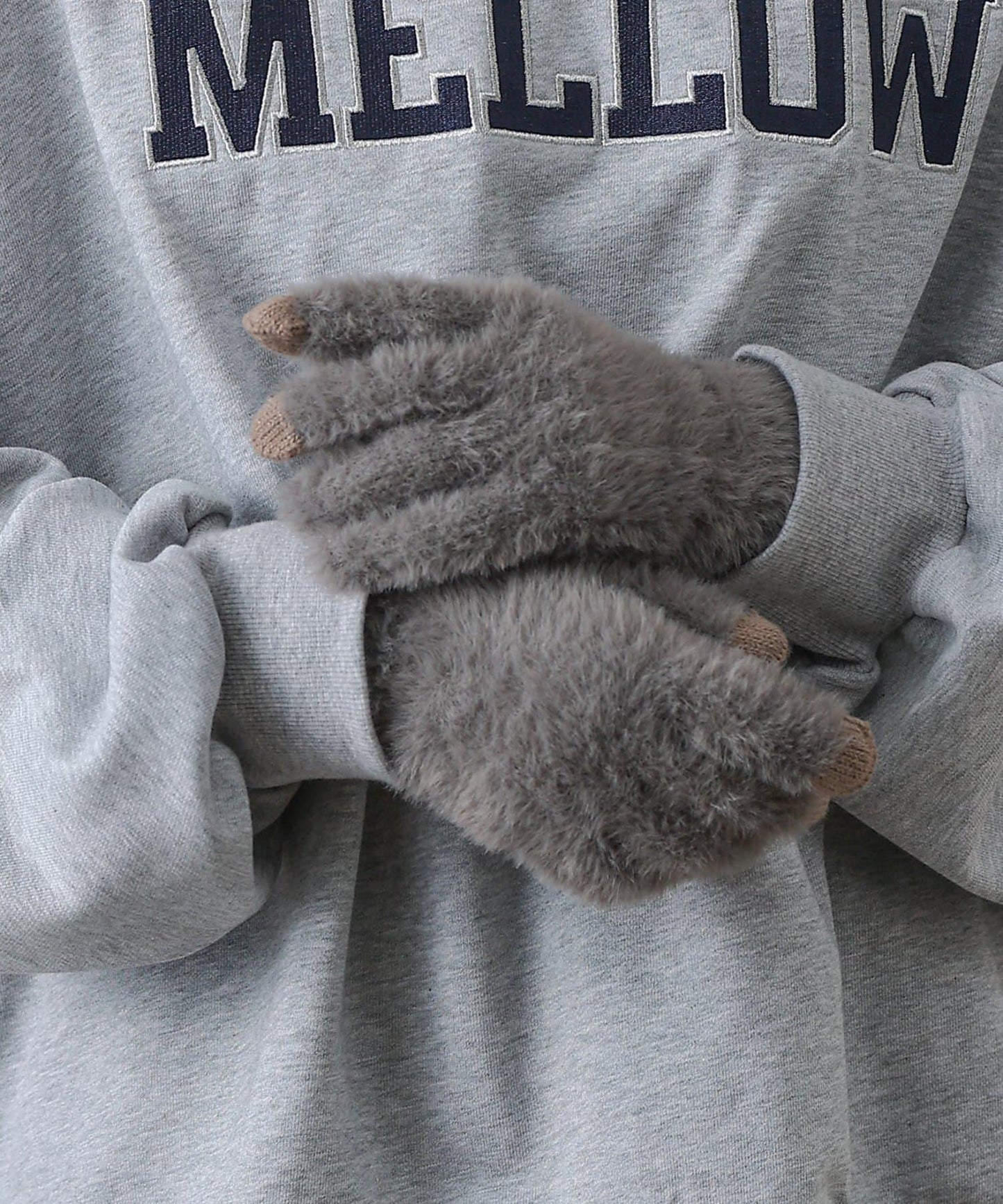 【復刻】可觸屏仿馬海毛保溼處理手套