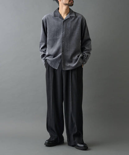 漸變色毛絨襯衫