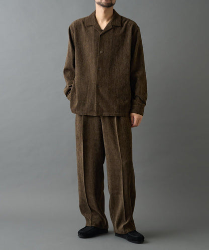 漸變色毛絨襯衫