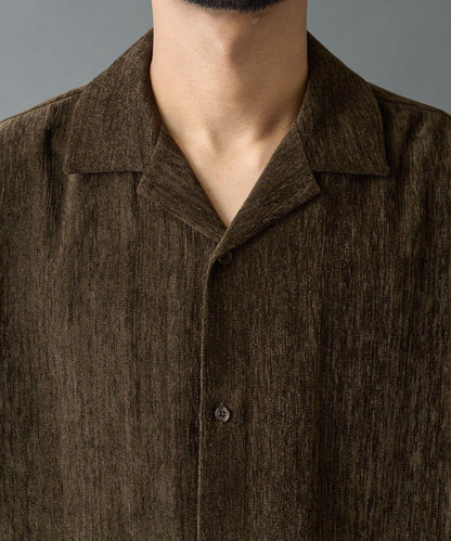 漸變色毛絨襯衫