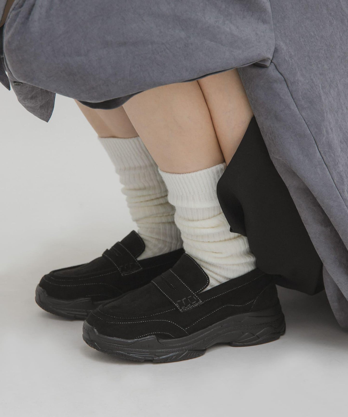 厚底運動風樂福鞋