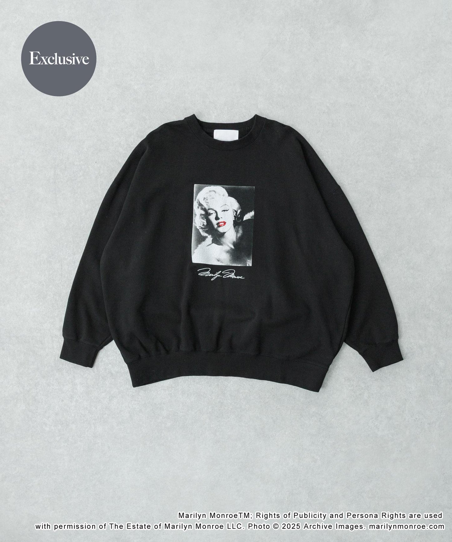 GOOD ROCK SPEED×URBAN RESEARCH 瑪麗蓮·夢露印花衛衣