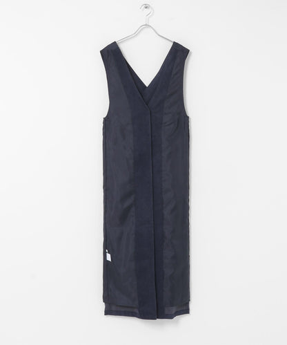 燈芯絨吊帶連衣裙