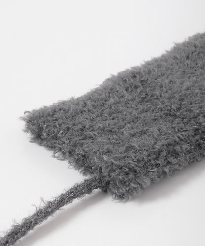 亮片圈圈紗針織連指手套