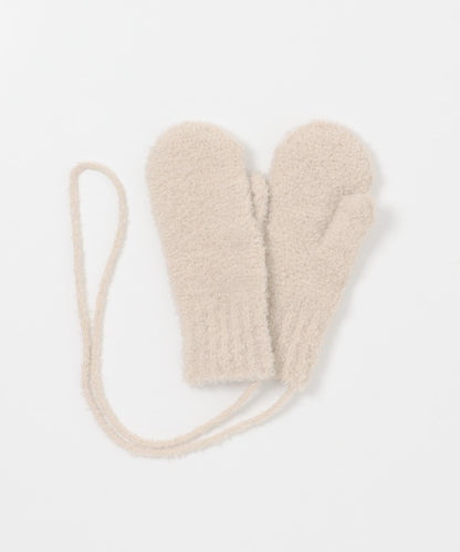 亮片圈圈紗針織連指手套