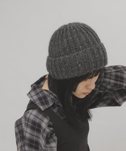 羅紋針織毛線帽