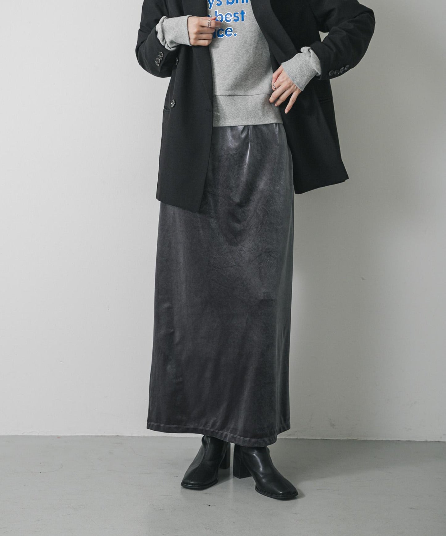 TALL尺碼/官網限定 天鵝絨吊帶裙