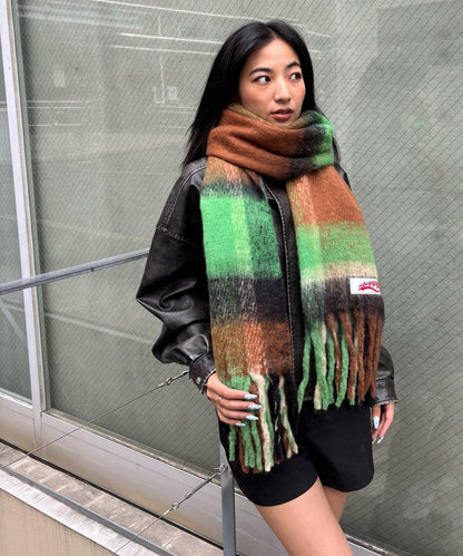 SLOPPY拼色圍巾