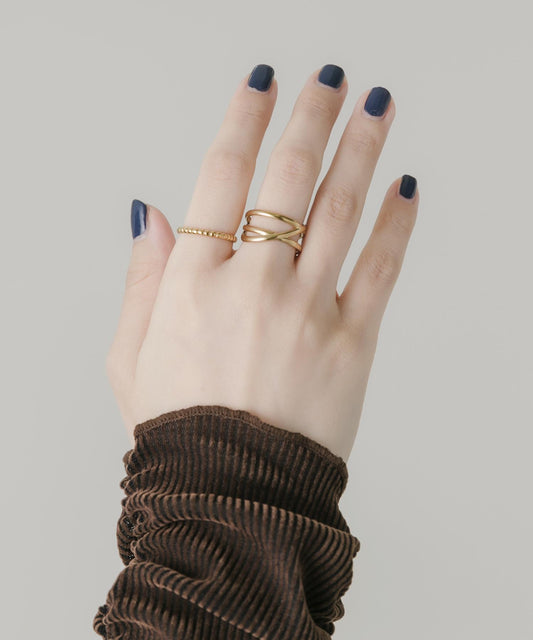 不鏽鋼2件套戒指