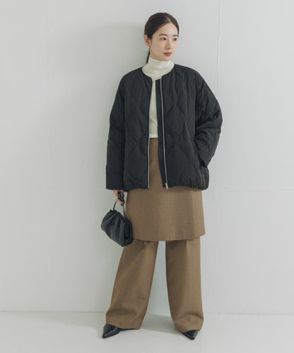 繭型絎縫羽絨服