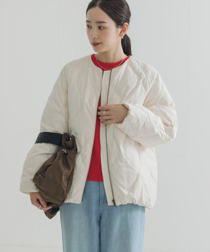 繭型絎縫羽絨服
