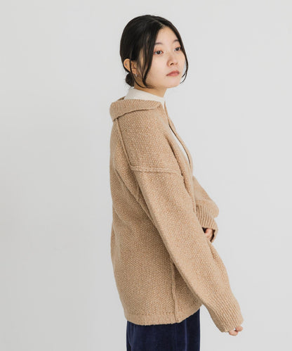 鹿子編織開領針織衫