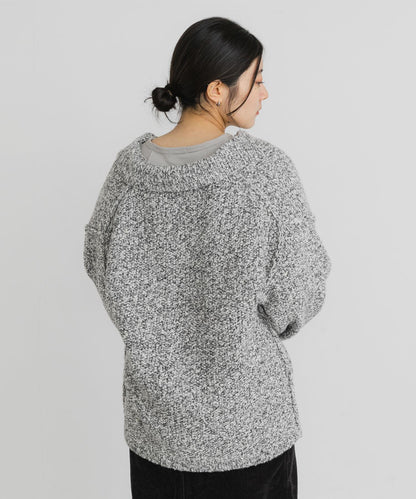 鹿子編織開領針織衫