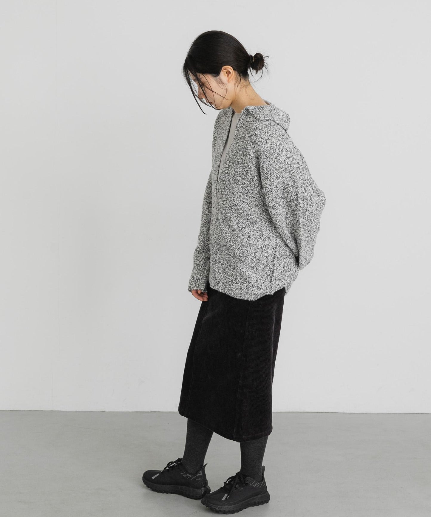 鹿子編織開領針織衫