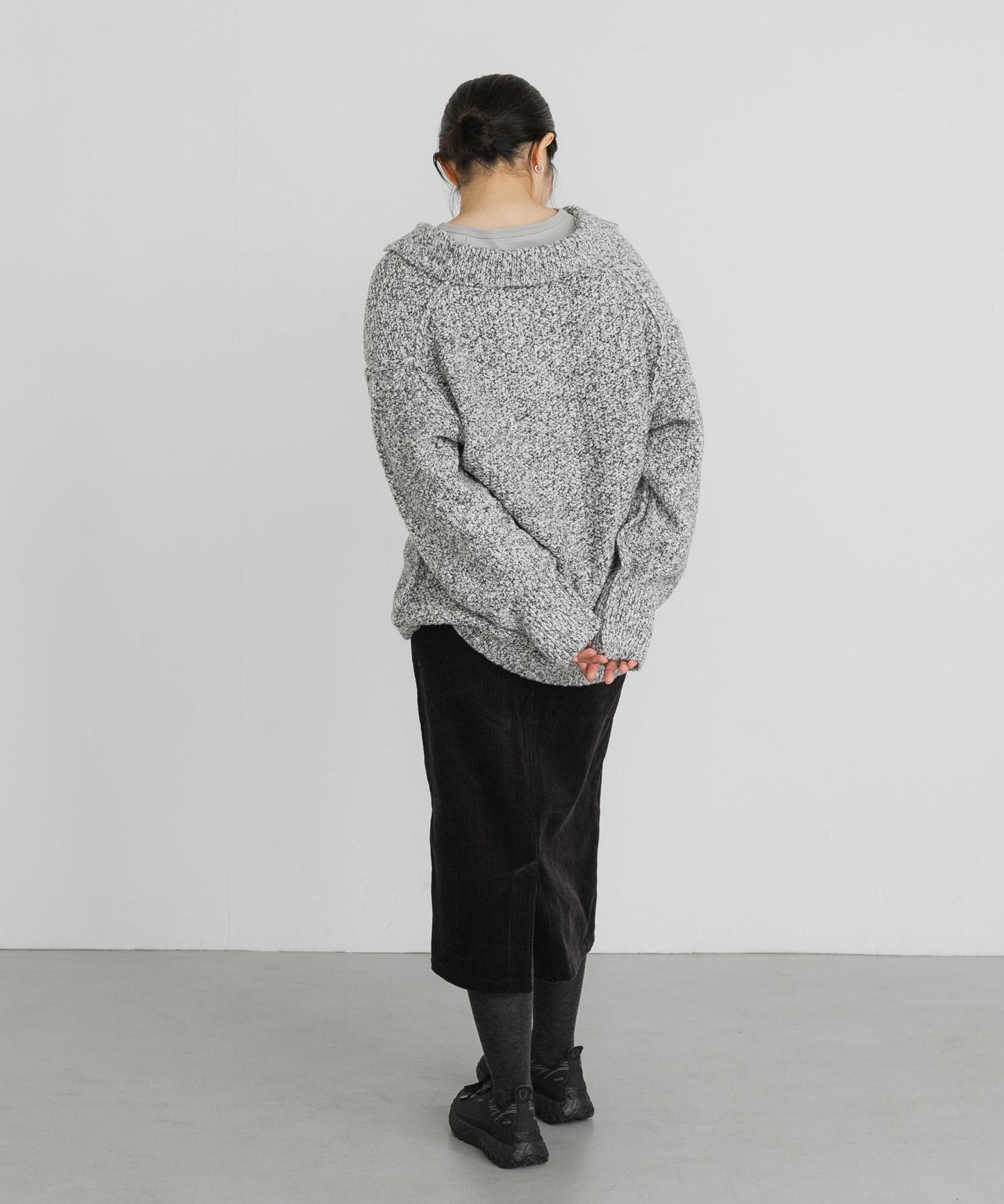 鹿子編織開領針織衫