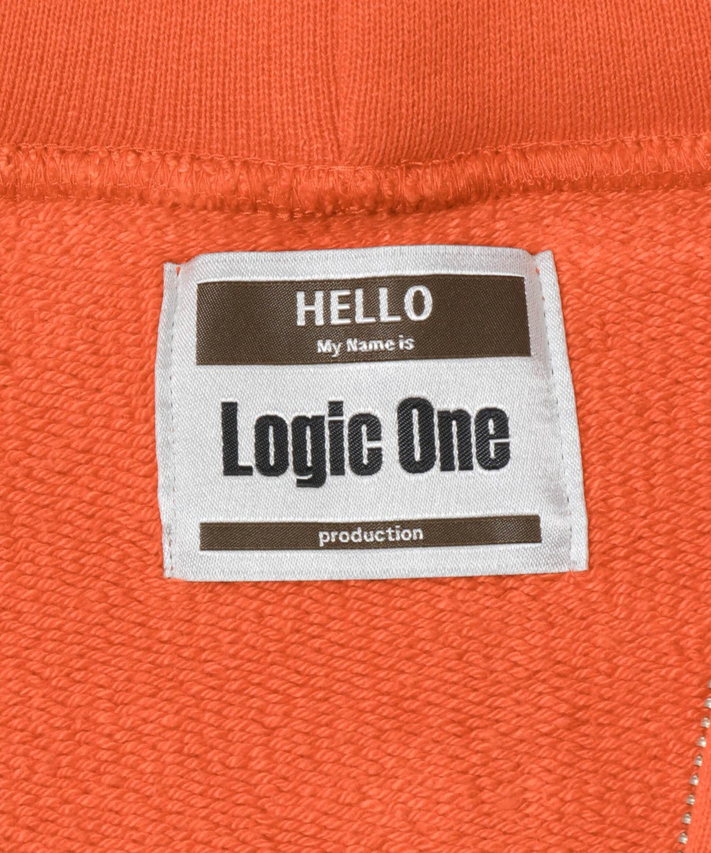 LOGIC ONE拉鍊連帽衛衣