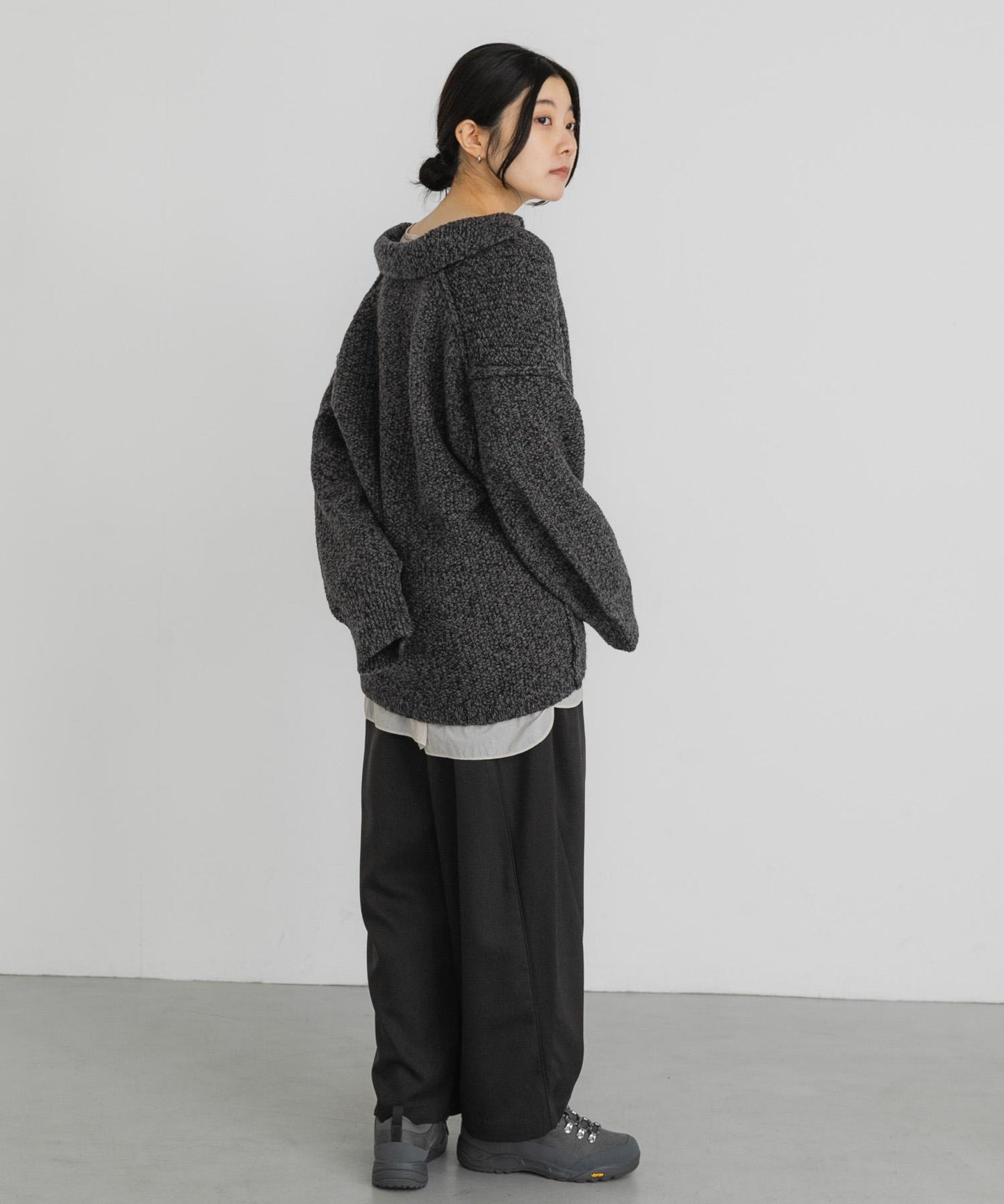 鹿子編織開領針織衫