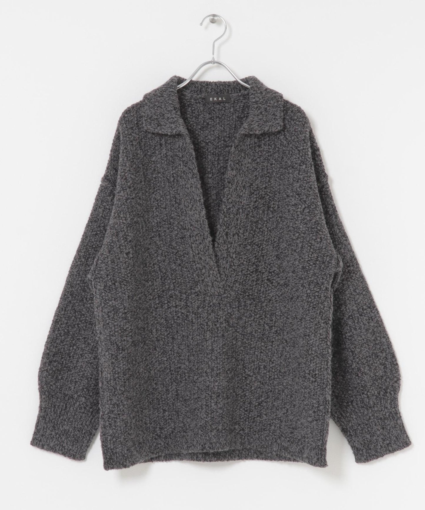 鹿子編織開領針織衫