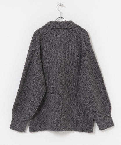 鹿子編織開領針織衫